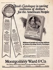 Print Ad 1925 Montgomery Ward Catalogue Saving Millions of Dollars for Americans picture