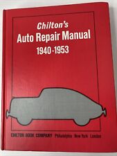 CHILTON'S 1940-1953 Auto Repair Manual HC Vintage NEAR MINT   #5631    picture