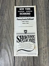 VTG December 15 1967 Pennsylvania Railroad Time Table New York Philadelphia  picture