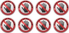 Sheet of 1.5in x 1.5in Please Do Not Touch Stickers Decal Sticker Decals picture
