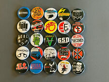 Assorted Punk Band Buttons /  Pins 25 picture