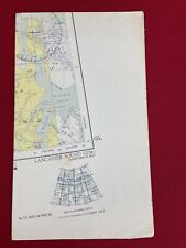 Vintage 1963 World Aeronautical Chart Aerial Map LANCASTER SOUND N.T.S. 48 & 58 picture