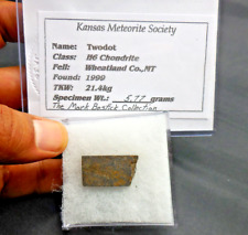 5.77 gram - TWODOT (H6 Chondrite) Meteorite Slice - 1999 Montana Find picture