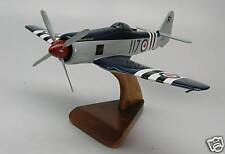 FB-11 Sea Fury Hawker Airplane Desk Wood Model Small New picture