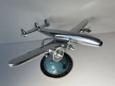 Aluminum TWA PAN AM Lockheed Constellation-Style Airliner Desk Model picture
