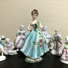 Vintage Doll Seto Novelty Showa Period Lady Ceramic Figurine picture