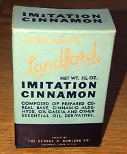 Cinnamon Box Full Vintage Original Landford War-Time Substitute 1940's Spice picture