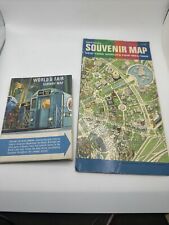 VINTAGE 1964/65 NY Worlds Fair  Memorabilia Lot Souvenir Map And Subway Map picture