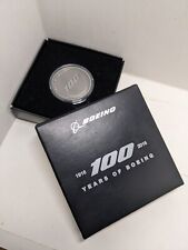 Boeing 1916*100*2016 Years of Boeing Satin Nickel Plated Coin 2057 aviation picture