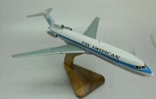 B-727 Boeing B727 Pan American 727 Airplane Desk Wood Model Small New picture