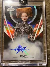 2023 Topps Star Wars Signature Series #A-LC Lily Cole as Lovey AUTO Sealed 2/5 picture