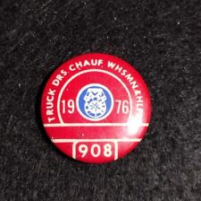 Vtg Teamsters Button Pin 1976 #908 Red picture