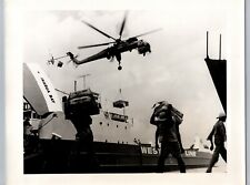 Aviation Sikorsky Aircraft S-64E Skycrane Helicopter c1960s B&W Photo #2 C6 picture