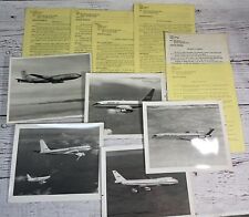 6 VTG Boeing News Releases ‘65-‘70-B-47,  SST ISSUES & 5 Photos Inc 727-300, 707 picture