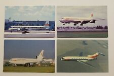 2 MEA (Middle East Airline) Postcards (Boeing 747-284B & 720-023B) picture