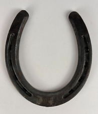 Vintage Forged Horseshoe Marked, Primitive Rusty Décor Good Luck Equestrian Gift picture