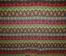 Vintage Woolrich 100% Wool Southwest Aztec Deer Trees Blanket 50x64 picture