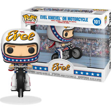 Evel Knievel Evel Knievel with Motorcycle Pop Ride Collectible Vinyl Figure picture