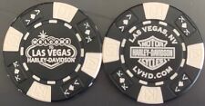 Las Vegas Harley-Davidson® in Las Vegas, NV Collectible Poker Chip Black/White picture