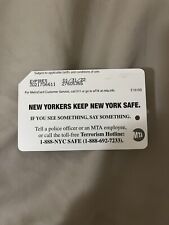 NYCT MTA MetroCard - New Yorkers Keep New York Safe picture