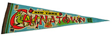 CHINATOWN NEW YORK CITY N.Y. 28 X 8  Pennant / Banner Flag Wall Hanger Decor picture