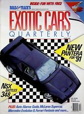 NEW PANTERA FOR 1991 - ROAD & TRACK MAGAZINE, GOOD USED CONDITION FOR READING picture
