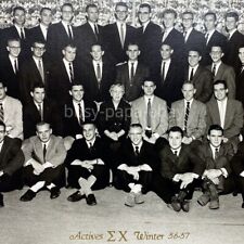 Vintage 1956 1957 Sigma Chi Activities University Fraternity Photograph Photo picture