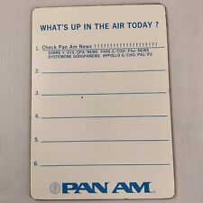 Pan Am Airlines Flight / Reservation Board (approx 12.25