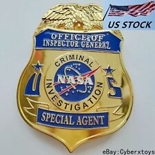USA NASA All-Metal Badge Special Agent Outer Space Badge Brooch Space picture
