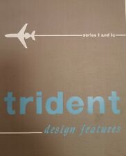 Hawker Siddeley Trident Airliner Large  Hardback Manufacturers Brochure Book picture