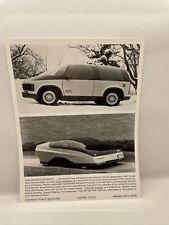 Chevrolet Blazer XT-1, Express concept car press release photos 8x10 picture