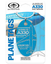 Aerolíneas Argentinas A330-200 Tail #LV-FNI Aluminum Blue Jet Plane Skin Bag Tag picture