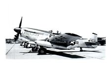 USAF P-51 D Mustang Airplane Vintage Photograph 5x3.5