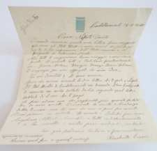 Conte Di Savoia Travel Hand Written Letter 1935 Letterhead Ocean Liner Ship Boat picture