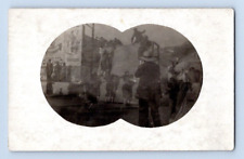RPPC 1908. WALL CLIMB. OWOSSO, MICHIGAN FAIR. POSTCARD SZ23 picture