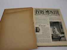 Antique EV'RY Month - 12 Months of Periodicals Bound 1899 Annual Book picture