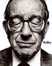 ALAN GREENSPAN SIGNED 8x10 PHOTO EX CHAIRMAN OF THE FEDERAL RESERVE BECKETT BAS picture