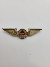 Vintage Delta Airlines Wings Pins Stoffel Seals Tukahoe NY Gold Plastic Wings  picture