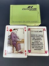 Vintage Concorde Air France Playing Card Deck Set Game of Philosophers Gayant picture