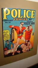 POLICE COMICS 16 *NEW NM/MINT 9.8 NEW* MAGAZINE SIZE FACSIMILE EARLY PLASTIC MAN picture