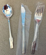 Vintage Eastern Airlines Silverware Flatware Stainless 3 pc Spoon Knife Fork NEW picture