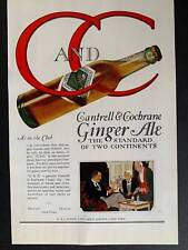 Vintage 1930s Cantrell & Cochrane Ginger Ale Ad picture