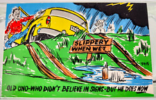 Highway Humor Comic PostCard- Frye & Smith H-427 