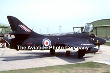 RAF Hawker Hunter T.7 WV318 at RAF Lossiemouth (1991) Photograph picture