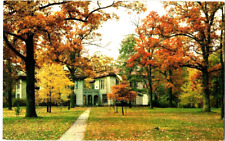 Urbana Junior College Stunning fall scene postcard a50 picture