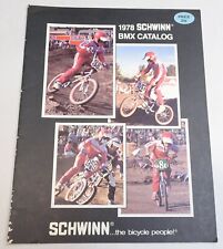 VINTAGE 1978 SCHWINN BMX BICYCLE COLOR CATALOGUE picture