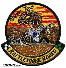 USAF 85TH & 422D TES -VIPER TEST- F-16 RATTLESNAKE RODEO 2022-ORIGINAL VEL PATCH picture