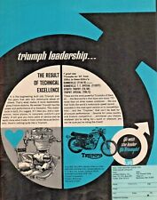 1967 Triumph - Vintage Motorcycle Ad picture