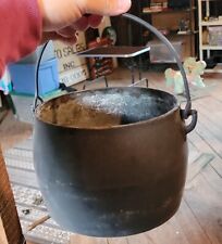 Vintage Marietta Co. PA Cast Iron Gypsy Kettle Bean Pot Cauldron w/ Handle  picture