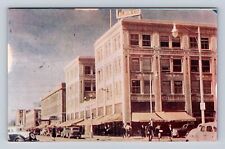Billings MT-Montana, Street Scene, Stores, Antique Vintage Souvenir Postcard picture